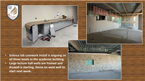 EMHS science lab cabinets